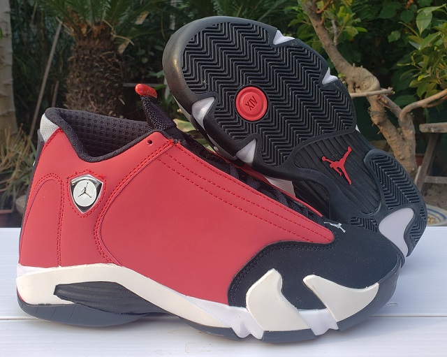 Air Jordan Retro 14 Varsity Red White [Cheap Jordans Shoes 14 27]